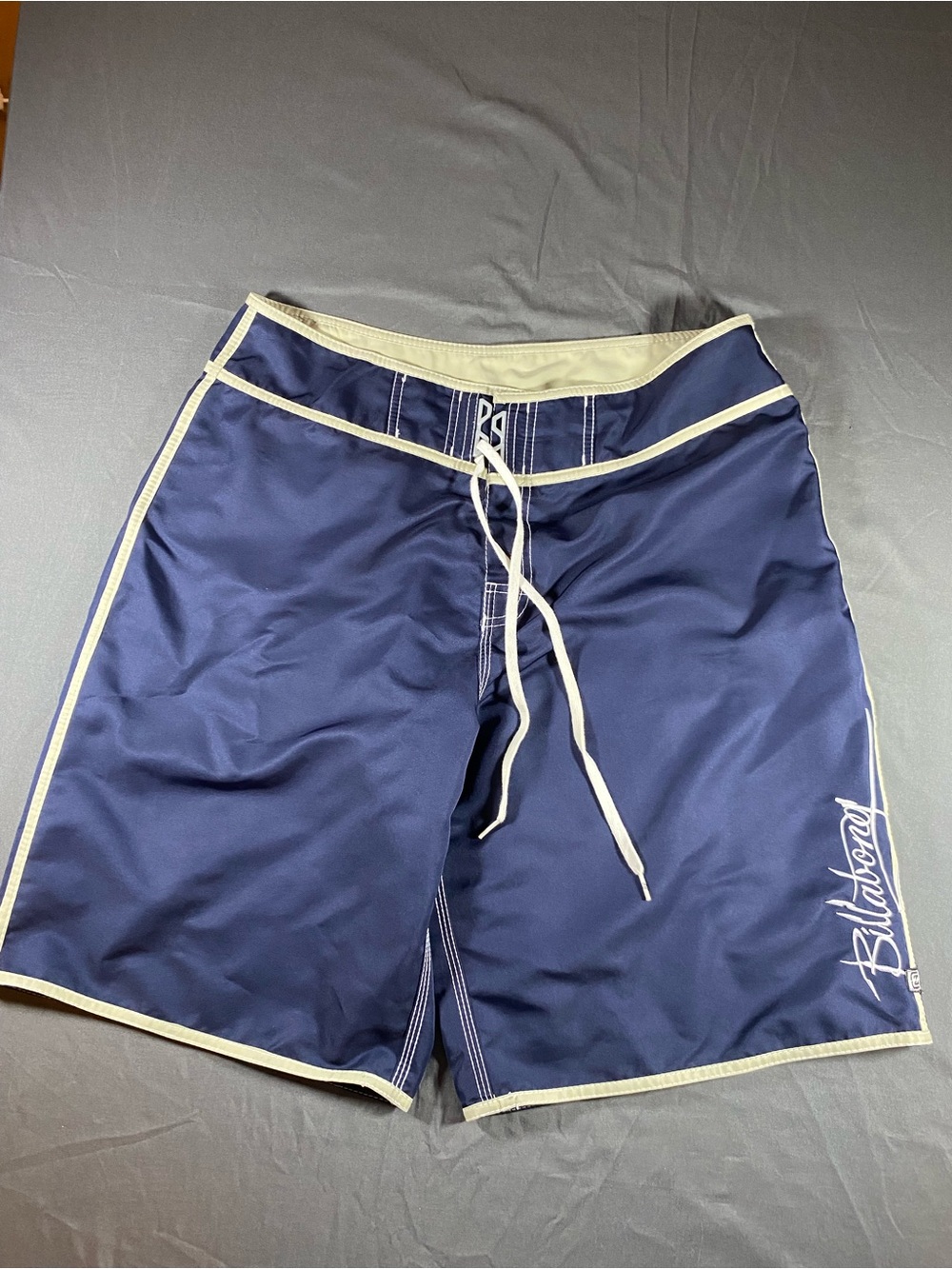 Billabong Navy Board Shorts with Cream Trim